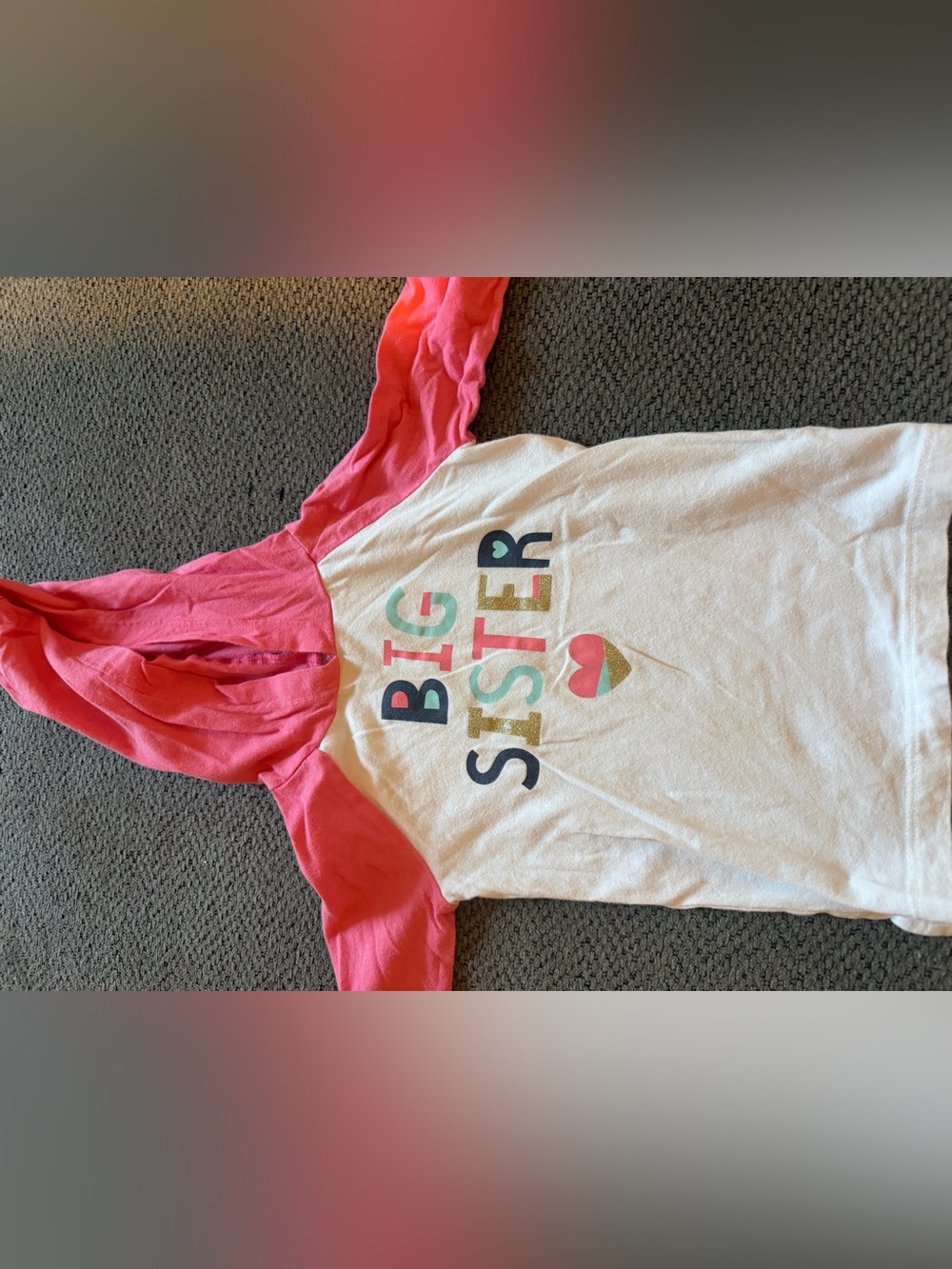 Kids big sister shirt